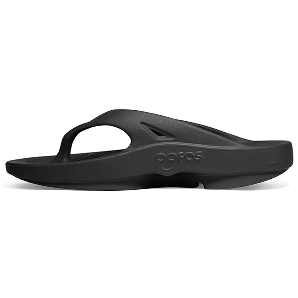 Miniatyrbild 2 av 3: OOFOS 1000BLK W 11 flip flop och badtoffla Honkoppling Svart
