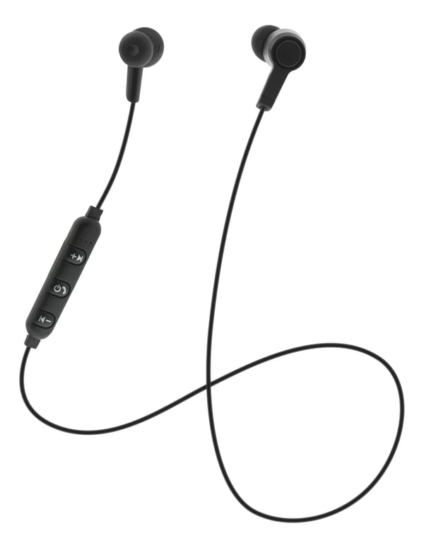 Miniatyrbillede 1 af 2: Streetz In-ear BT høretelefoner med mikrofon og kontrolknapper, sort