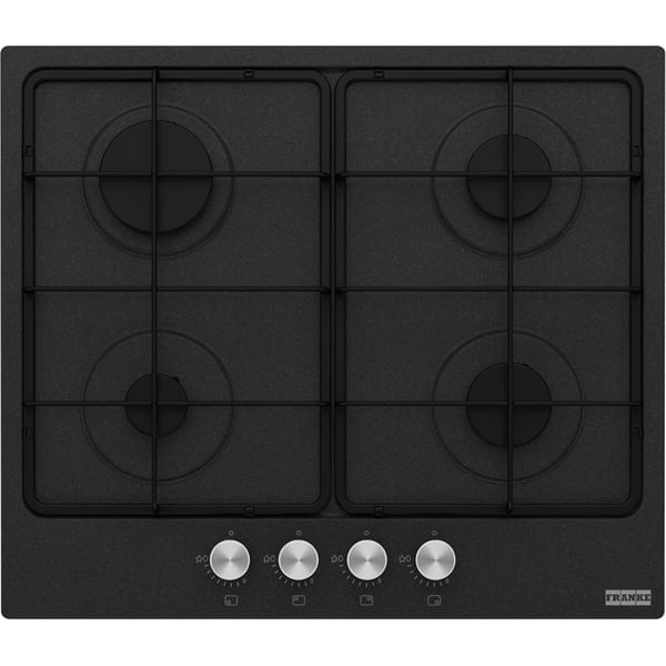 Miniatyrbild 1 av 2: Franke FHSM 604 4G ON E Svart Inbyggd 59 cm Gas 4 zone(s)