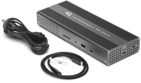 OWC Thunderbolt Go Dock Dockning Thunderbolt 4 Grå