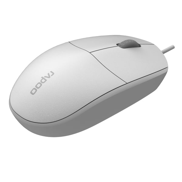 Rapoo N100 datormöss Kontor Ambidextrous Optisk 1600 DPI
