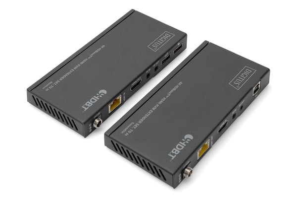 Miniatyrbild 2 av 5: DIGITUS 4K HDBaseT HDMI KVM Extender Set, 70 m