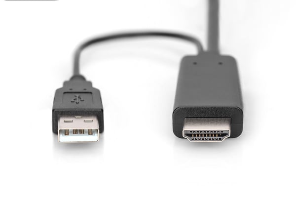DIGITUS 4K HDMI -sovitinkaapeli - HDMI DisplayPortiin