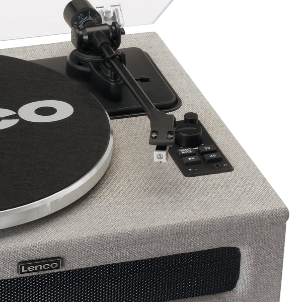 Miniatyrbillede 4 af 10: Lenco LS-440GY Bæltedrevet pladespiller Grå Automatisk