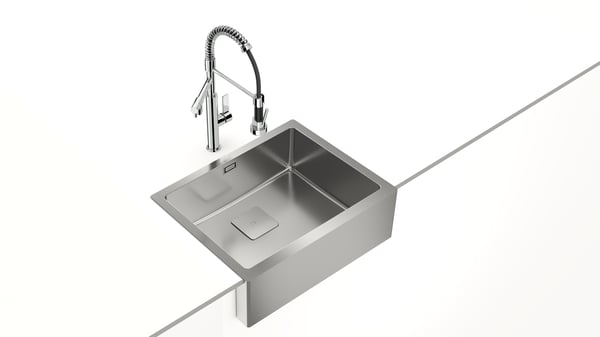 Teka American Pro 60 M-XP 1B Top-monteret vask Rektangulær Rustfrit stål