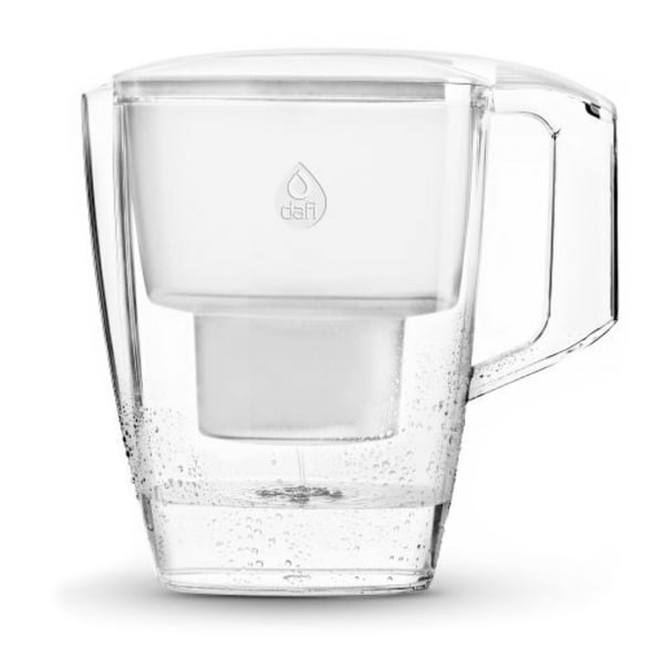 Dafi POZ03155 vattenfilter Vattenfilter kanna 4 l Translucent, Vit