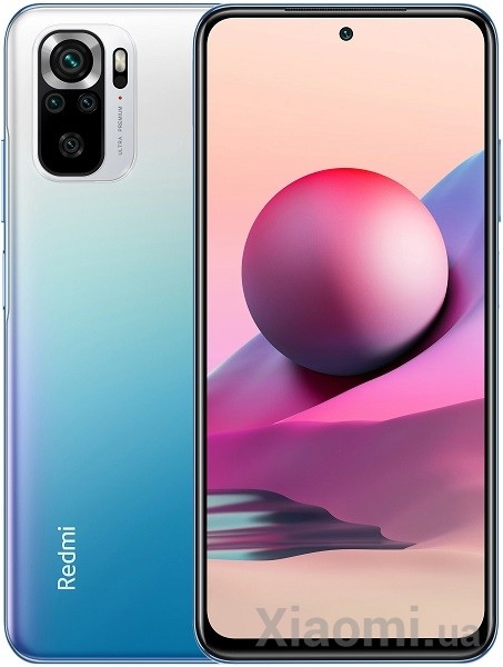 Xiaomi Redmi Note 10S 16,3 cm (6.43") Dual SIM Android 11 4G USB Type-C 6 GB 128 GB 5000 mAh Blå