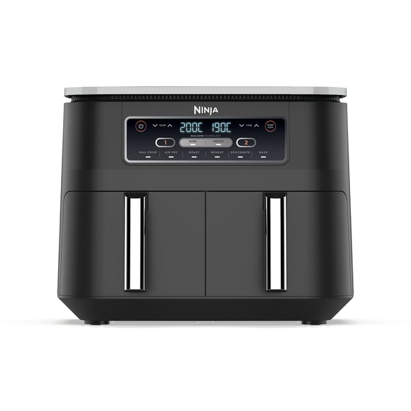 Ninja AF300 Dubbel 7,6 l Fristående 2470 W Varmluftsfritös Svart