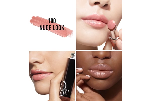 Miniatyrbillede 2 af 5: Dior Addict 3,2 g 100 Nude Look Glans