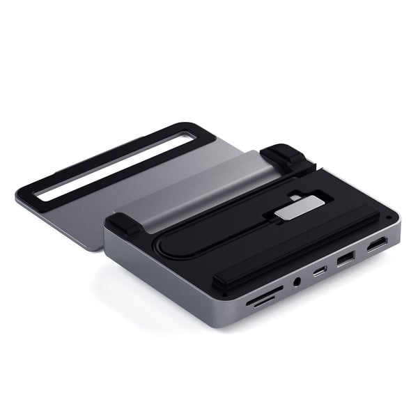 Miniatyrbillede 3 af 5: Satechi ST-TCSHIPM dockingstation USB 3.2 Gen 1 (3.1 Gen 1) Type-C Grå