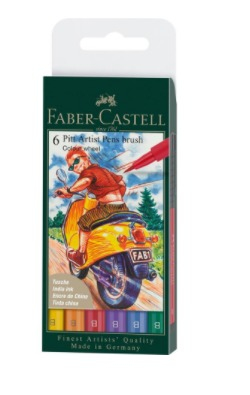 Faber-Castell 167174 huopakynä Sininen, Vihreä, Oranssi, Vaaleanpunainen, Violetti, Keltainen 1 kpl Faber-Castell 167174 huopakynä Sininen, Vihreä, Oranssi, Vaaleanpunainen, Violetti, Keltainen 1 kpl