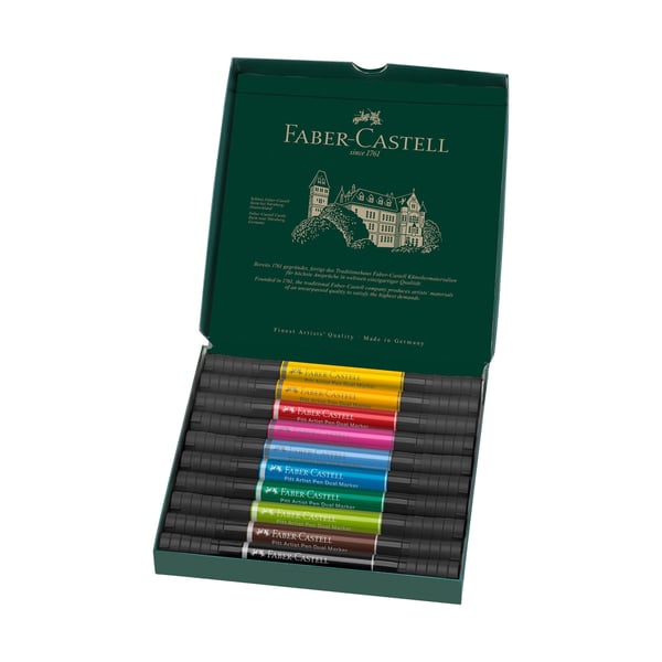 Miniatyrbild 4 av 4: Faber-Castell 162010 märkpennor 10 styck Multifärg