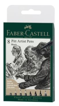 Miniatyrbillede 1 af 3: Faber-Castell 167158 filtpen Sort 1 stk