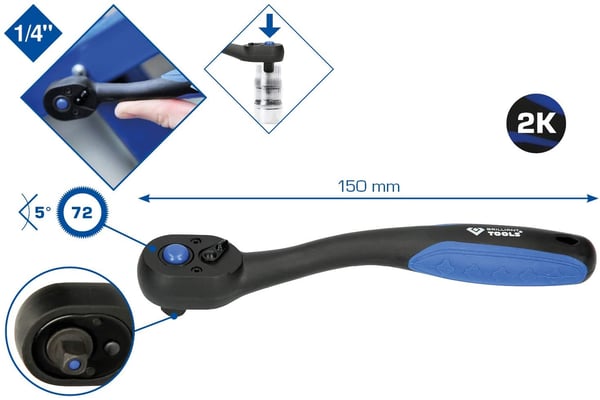 Miniatyrbillede 3 af 5: Brilliant Tools BT020900 rachet skruenøgle