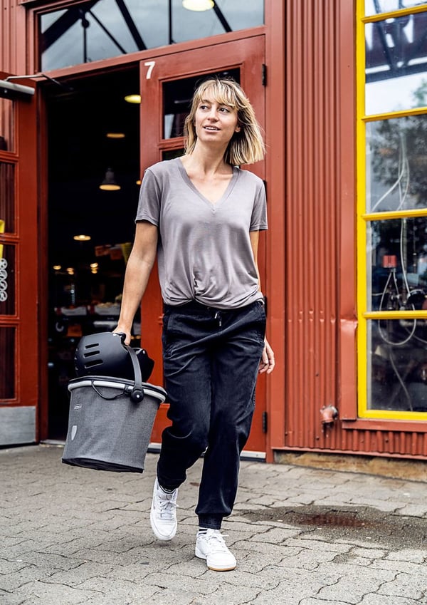 Ortlieb Up-Town Urban Etu Polkupyörälaukku 17,5 L Harmaa