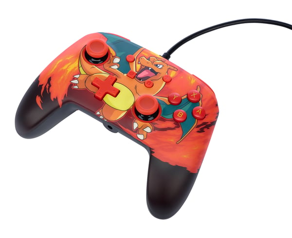 Miniatyrbild 13 av 13: PowerA förbättrad trådbunden handkontroll för Nintendo Switch - Charizard Vortex