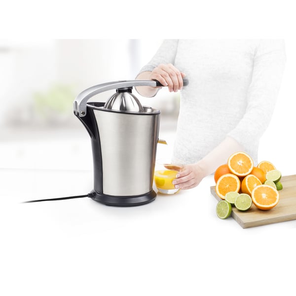 Princess 201860 elektrisk citruspress 300 W Svart, Rostfritt stål
