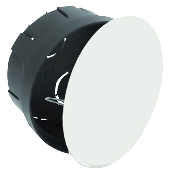 Wolfpack Caja Empotrar Registro Con Tapa Ø 80 x 40 Gancho Metálico