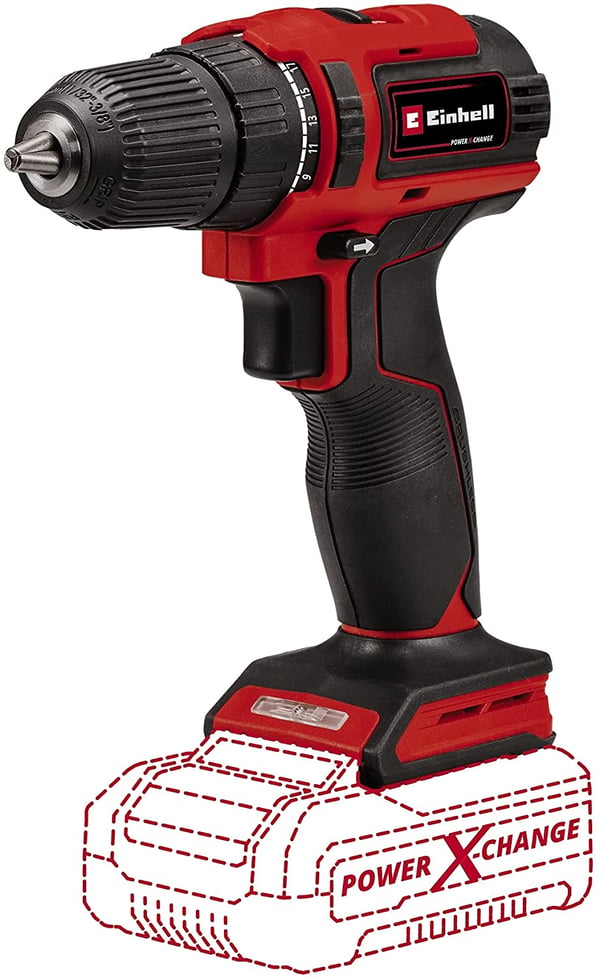 Miniatyrbillede 1 af 5: Einhell 4513997 elektrisk skruetrækker & slagbor