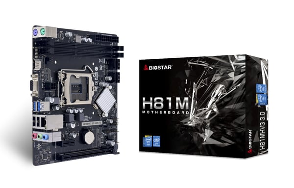Biostar H81MHV3 3.0 H81 Intel® H81 LGA 1150 (stik H3) micro ATX