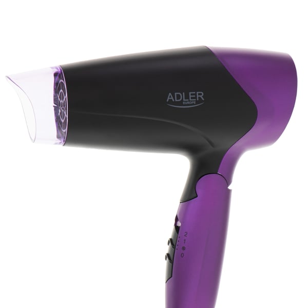 Adler AD 2260 hårtørrer 1600 W Sort, Lilla