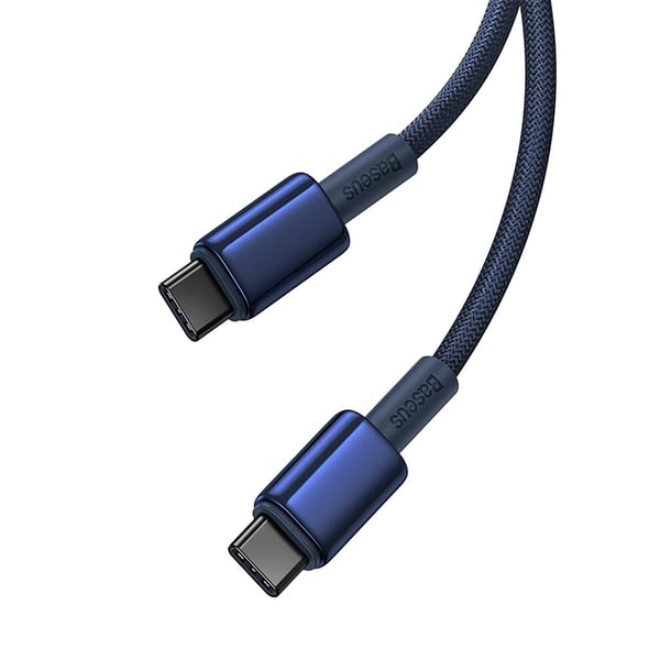 Miniatyrbillede 15 af 15: Baseus Tungsten USB-kabel USB 2.0 2 m USB C 0,48 Gbit/sek. 100 W Marineblå, Blå