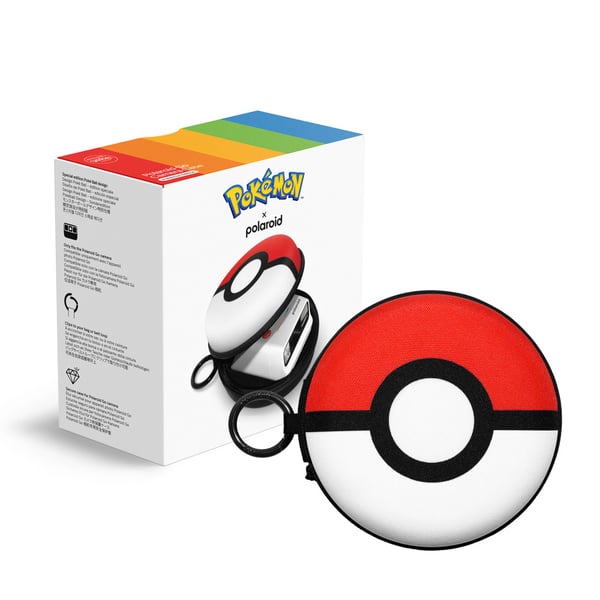Polaroid Go Pokémon Case Kova kotelo Valkoinen, Musta, Punainen