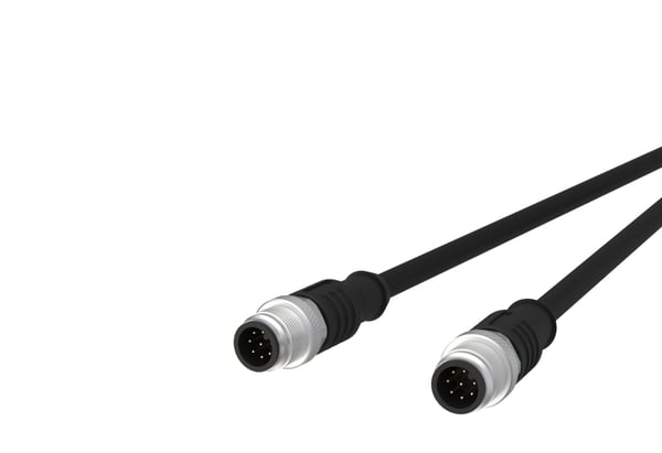 METZ CONNECT 142MEA11050 sensor- och aktuatorkabel 5 m M12 Svart