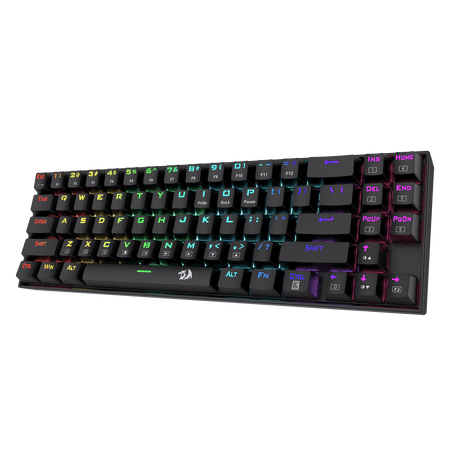REDRAGON Deimos K599 tastatur Spil RF trådløs + USB QWERTY Sort