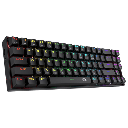 Miniatyrbillede 4 af 4: REDRAGON Deimos K599 tastatur Spil RF trådløs + USB QWERTY Sort