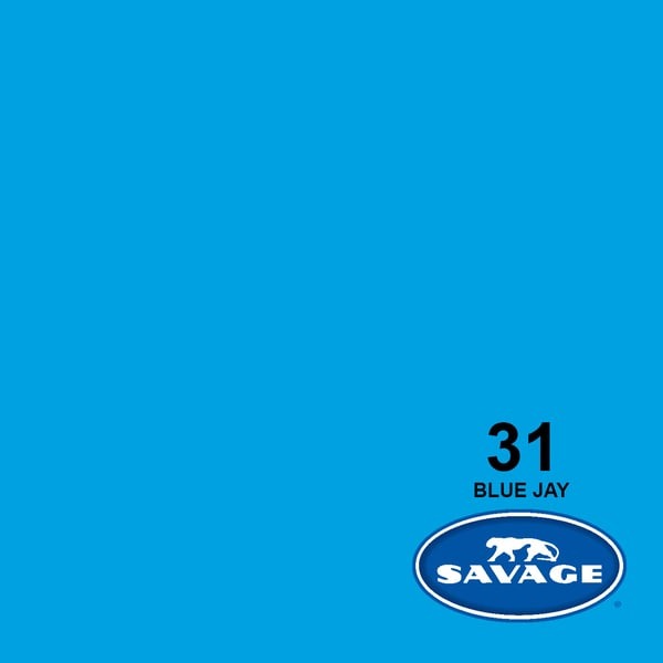 Savage Universal Blue Jay Seamless Paper Blå