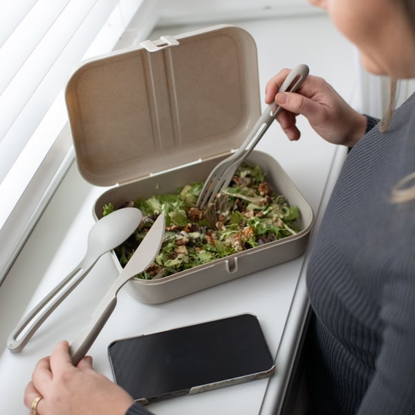 koziol Pascal L Lunchlåda Beige
