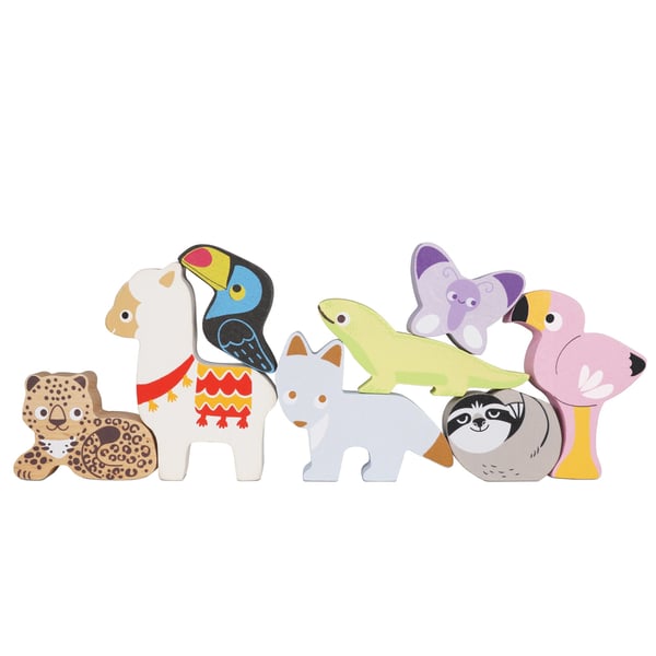 Le Toy Van Andes Wooden Animals Stacking Toy
