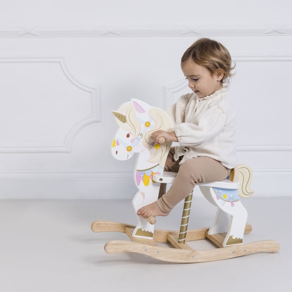 Miniatyrbild 7 av 7: Le Toy Van Rocking Unicorn Carousel
