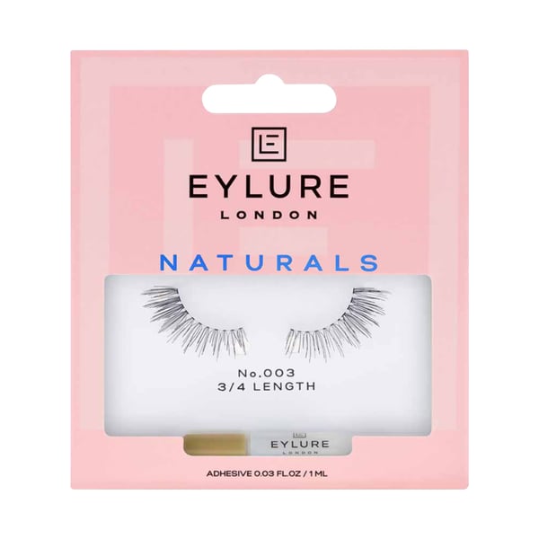 Miniatyrbild 1 av 2: Eylure Naturals No. 003 Lösögonfransar Svart