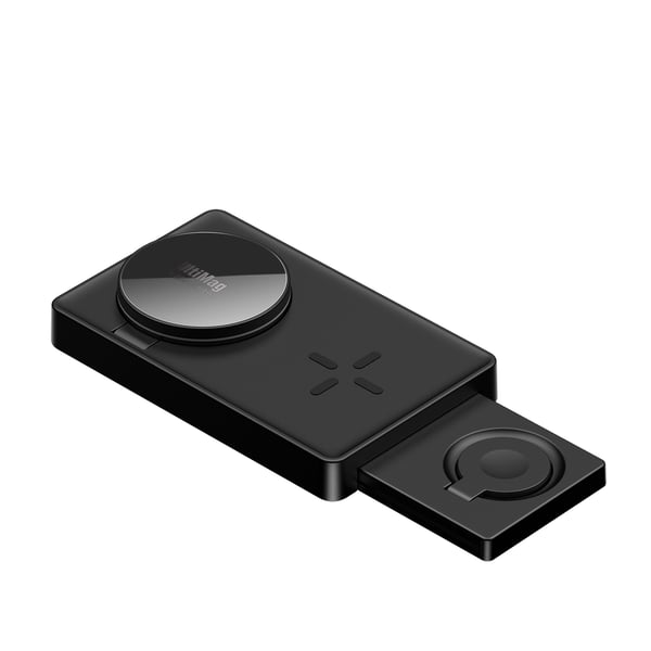 4smarts UltiMag Trident Kuulokkeet, Älypuhelin, Älykello Musta USB Langaton lataaminen Pikalataus Sisätila