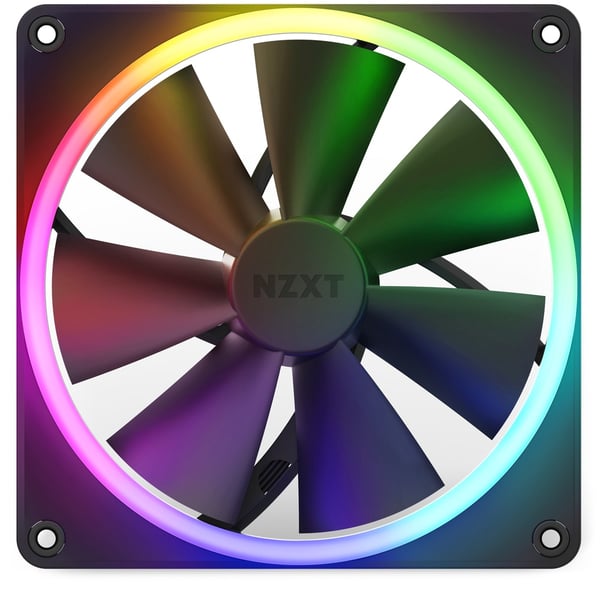 Pikkukuva 4 / 6: NZXT F140 RGB Tietokonekotelo Tuuletin 14 cm Musta 1 kpl