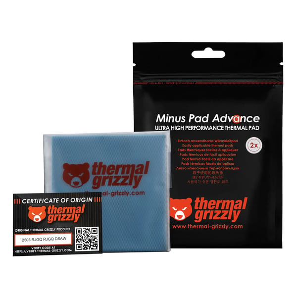 Miniatyrbillede 2 af 7: Thermal Grizzly Minus Pad Advance Termisk pude