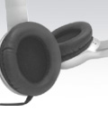 Miniatyrbillede 2 af 4: Koss UR/10 Hovedtelefoner Ledningsført Headset Musik Sort, Sølv