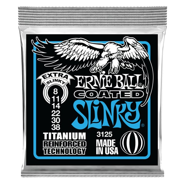Pikkukuva 1 / 2: Ernie Ball P03125 Sähkö 6 kpl Titaani Kitara