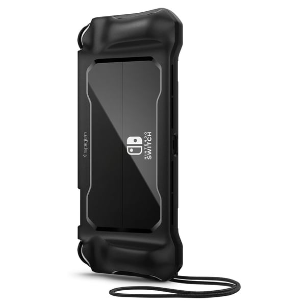 Miniatyrbillede 8 af 15: Spigen ACS04020 transportabel spillekonsol etui Cover Nintendo Polykarbonat (PC), Termoplastisk polyurethan (TPU) Sort