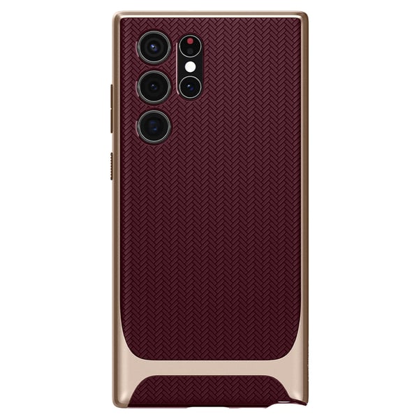 Pikkukuva 3 / 12: Spigen Neo Hybrid matkapuhelimen suojakotelo 17,3 cm (6.8") Suojus Burgundi, Kulta