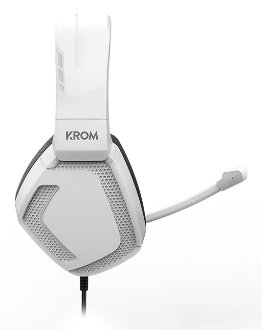 Krom Kopa Pro Headset Ledningsført Spil Hvid