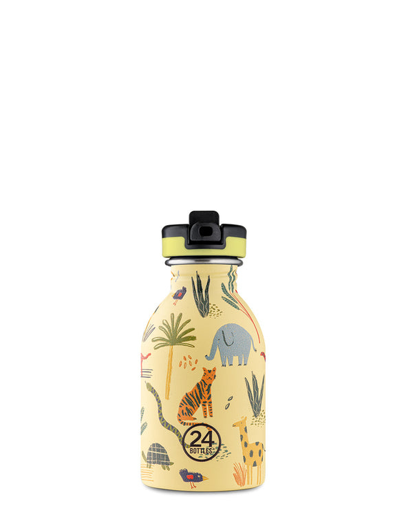24Bottles Kids Bottle Päivittäinen käyttö 250 ml Silikoni, Ruostumaton teräs Monivärinen