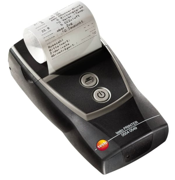 Miniatyrbild 1 av 3: Testo 0554 0549 POS-skrivare Kabel & Trådlös direkt termal Bärbar skrivare