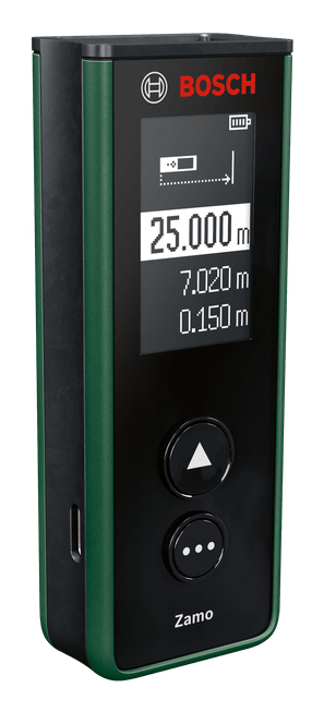 Bosch 06036729Z1 målebånd Laserafstandsmåler Sort, Grøn 25 m
