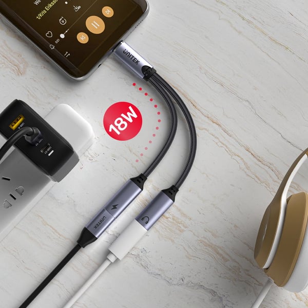 UNITEK M206A Tilbehør til smartphones og mobiltelefoner Lydadapter