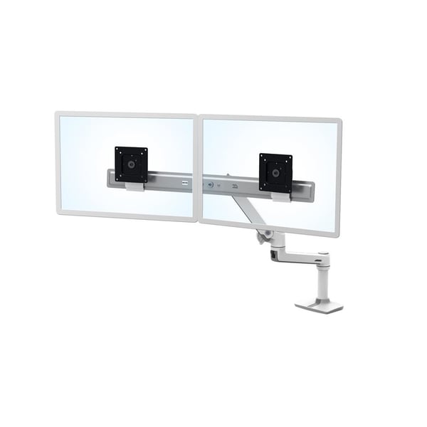Ergotron LX Series Desk Dual Direct Arm 63,5 cm (25") Vastaanotto Valkoinen Ergotron LX Series Desk Dual Direct Arm 63,5 cm (25") Vastaanotto Valkoinen