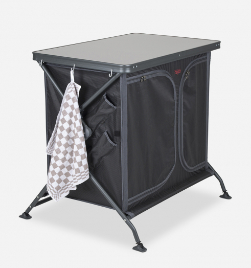 Crespo 1157030 campingkøkken Sort, Grå Aluminium