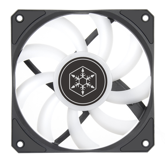 Silverstone Air Slimmer 120 Datorväska, Processor Luftkylare 12 cm Svart, Transparent 1 styck